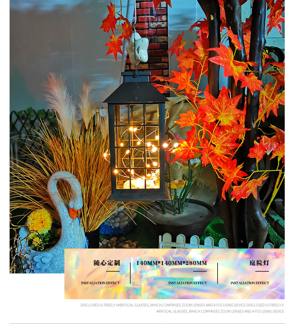 Factory direct sales of retro indoor and outdoor garden landscape lamps, Ramadan Islamic halal lamps pic 3