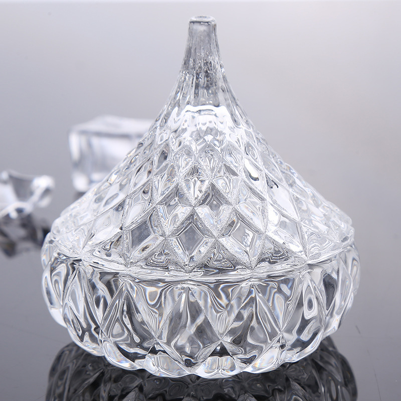 Wholesale of glass sugar jars, crystal jewelry, rings, storage jars, candles, aromatherapy containers, pine nut candy cups and decorative ornaments pic 10