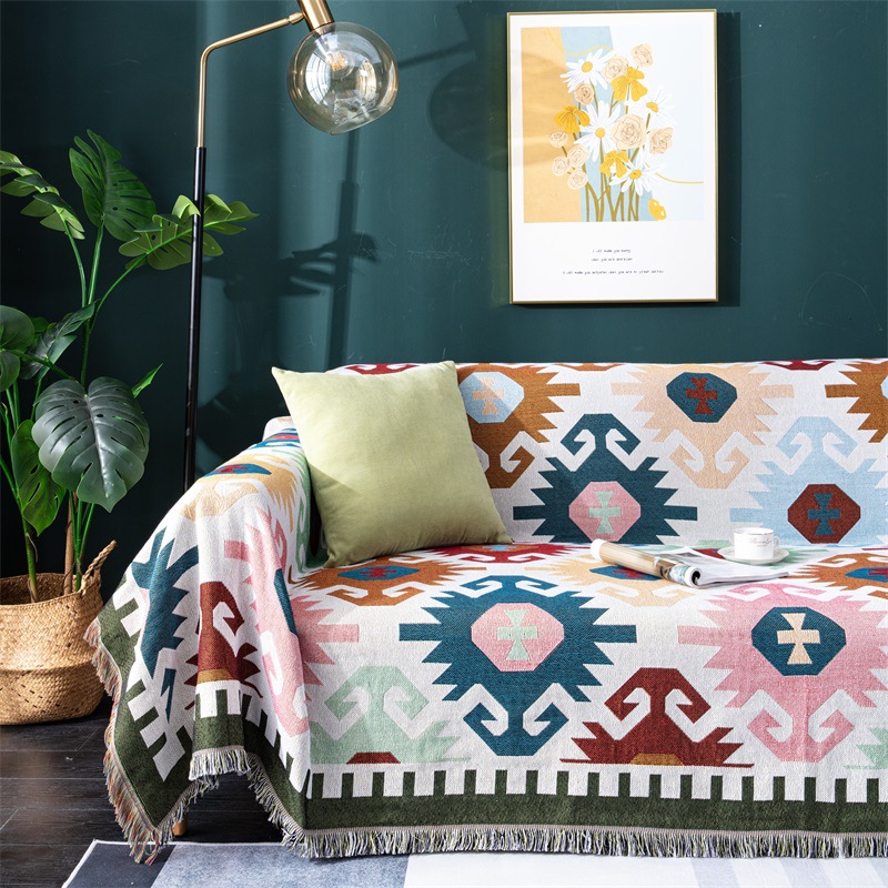 特价清仓甩货双面沙发垫巾防尘全盖布线毯万能沙发套罩ins网红毯详情44