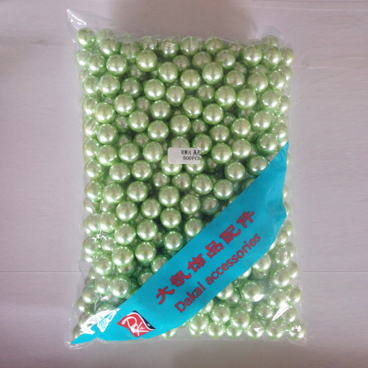 DIY accessories, porcelain red round beads, large quantity discount, pearl high-brightness cinnabar non-porous accessories, round beads, resin imitation pearl pic 4