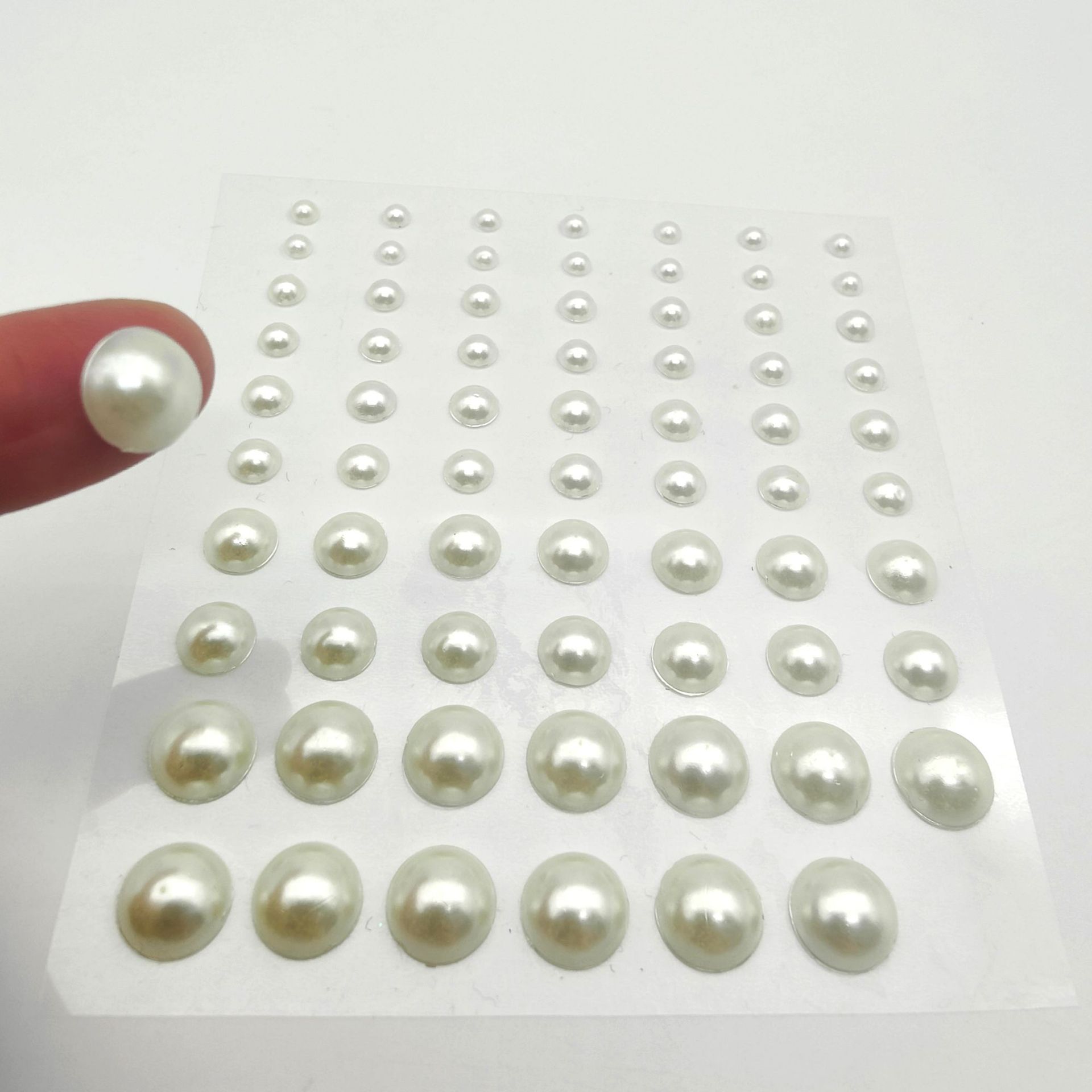 现货456810眼妆饰品头发装饰贴化妆面部珍珠妆脸贴眉心贴一件代发详情4