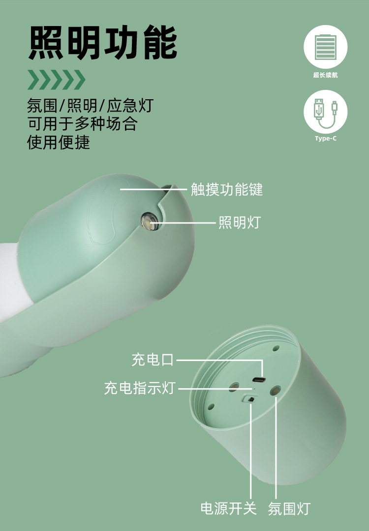 Outdoor lighting tableware for pets, folding and hanging dog drinking cups, camping with light feeders pic 4