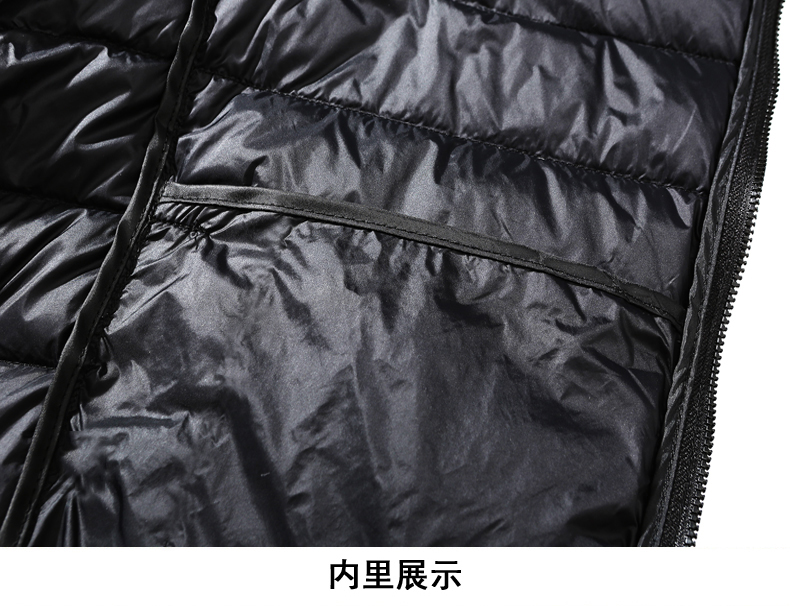 秋冬羽绒服男士轻薄款青年修身白鸭绒短款棒球领便携夹克外套男潮详情13