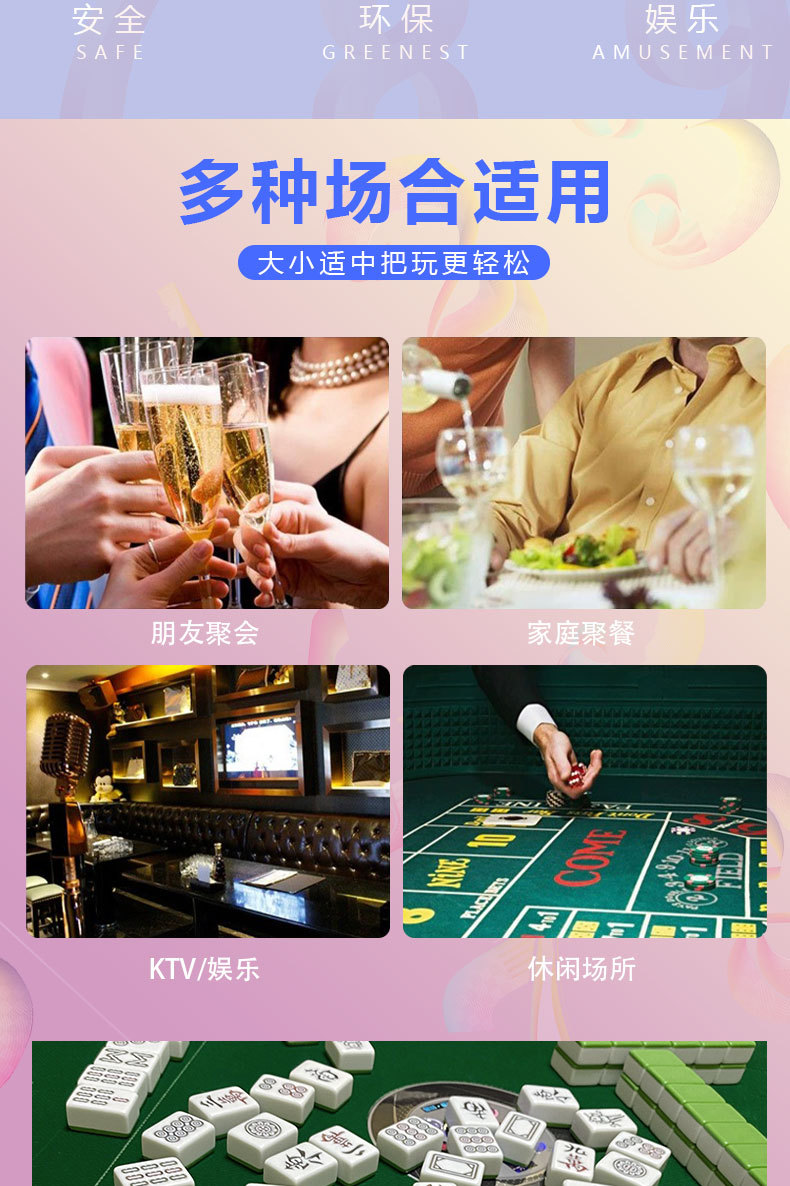 16mm亚克力透明彩色骰子娱乐用品筛子投子详情5