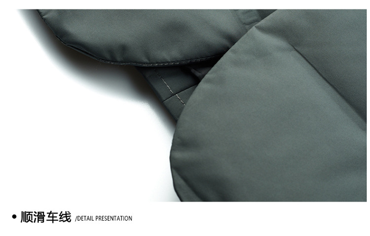 冬季男士防寒羽绒服外套西装围巾领简约羽绒服男跨境爆款高端男装详情26