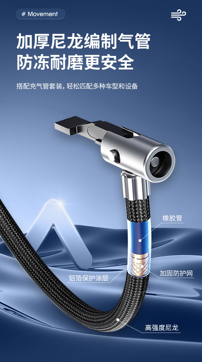 车载应急启动电源车载充气泵汽车数显大功率充电宝应急电源汽车搭电器车载打气机户外应急充气泵详情15