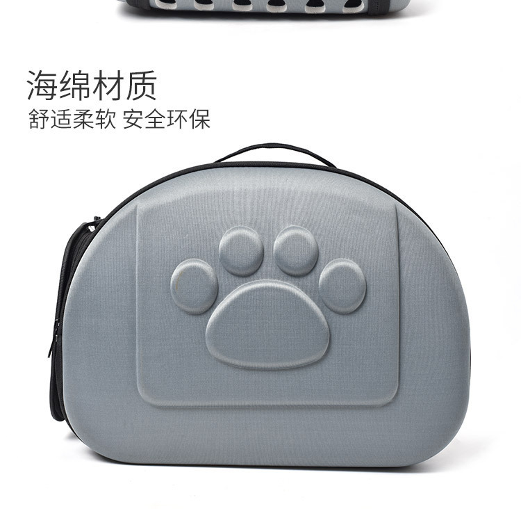 Pet supplies such as dog cages can be carried out with small cat and dog cages. Foldable, portable, breathable, crossbody bag for cross-border use pic 13