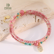 国潮天然菩提根情侣手链女小众高级感莲花白玉菩提108颗佛珠念珠手串详情31