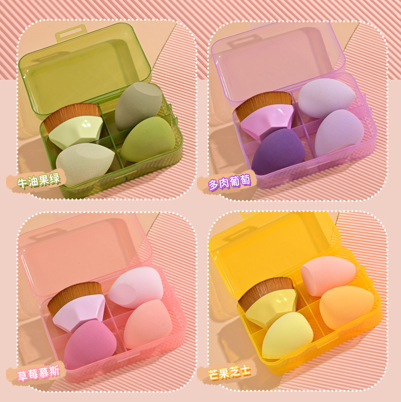 美妆蛋套装葫芦粉扑水滴粉扑彩妆蛋化妆蛋气垫海绵粉扑美妆工具详情12