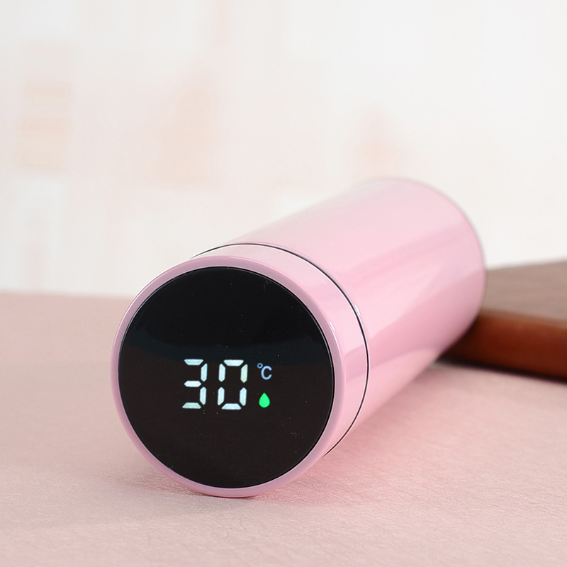 304 stainless steel insulated cup, smart temperature display, business straight cup, temperature measurement car water cup, gift cup, temperature cup pic 12