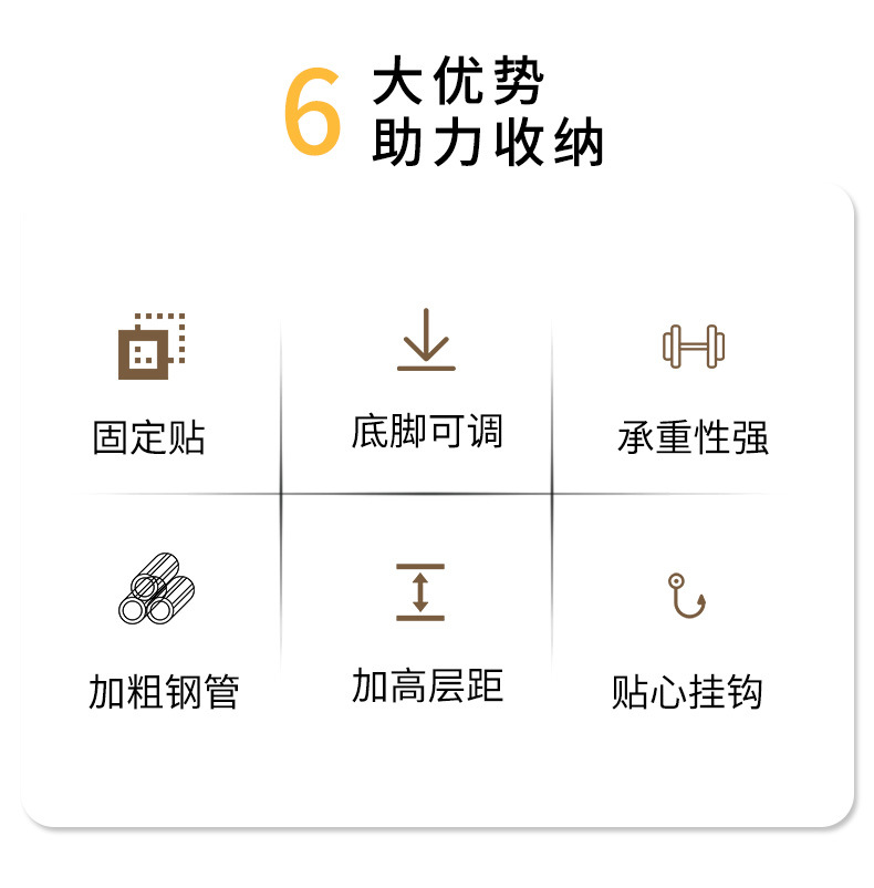 多层免打孔马桶不锈钢收纳架卫生间浴室置物架落地壁挂厕所洗手间详情3