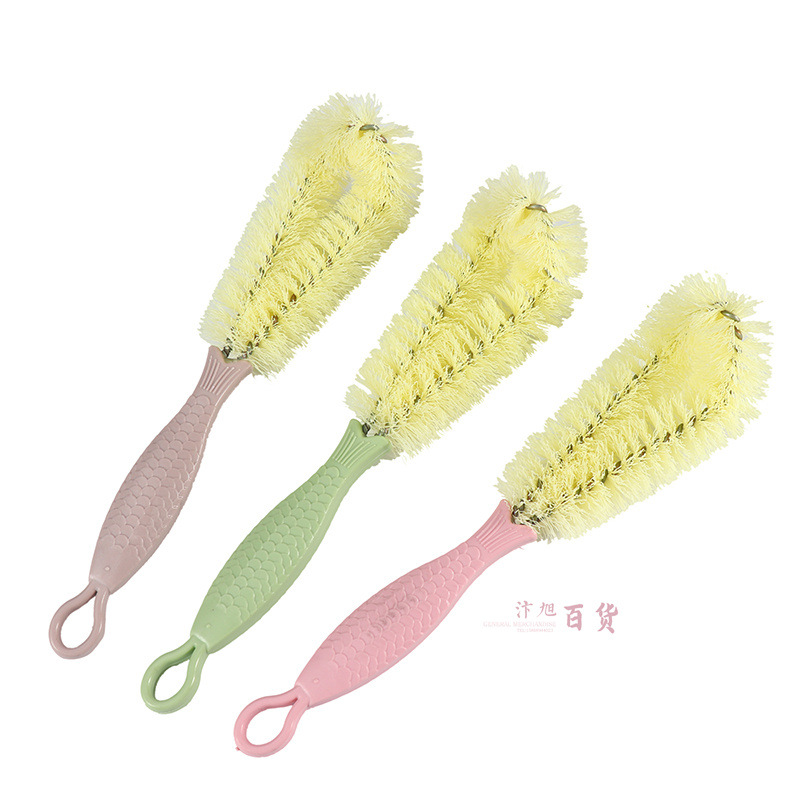 Creative new household long-handled cup brush, thermos cup, thermos bottle, water bottle cleaning brush, multi-functional, no blind spot cup brush pic 1