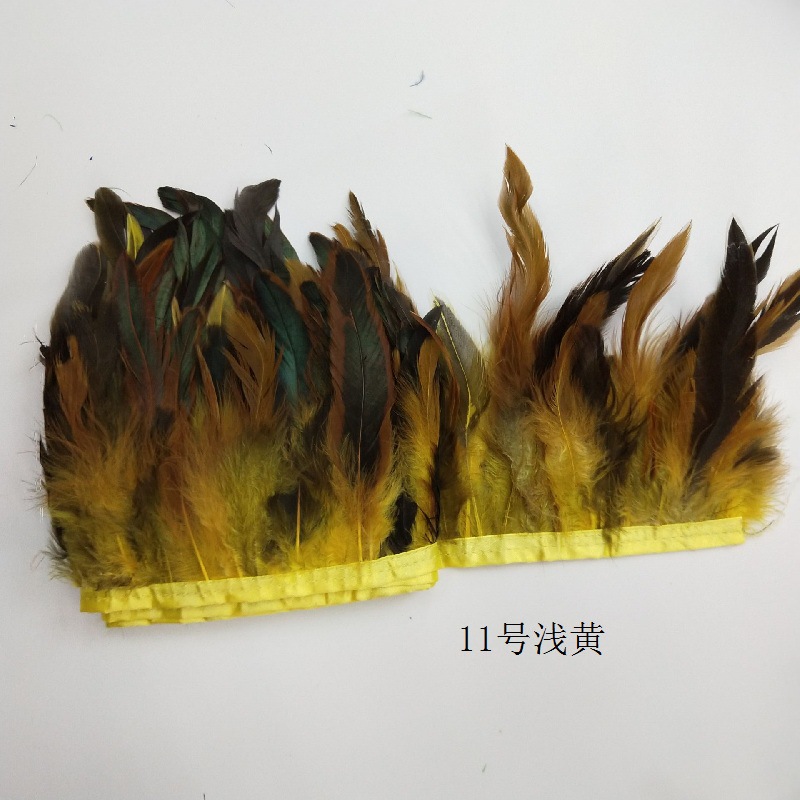 Feather fabric straps, fabric edges, clothing accessories, woolen strips, diy landscape decoration handicrafts and accessories from the manufacturer pic 10