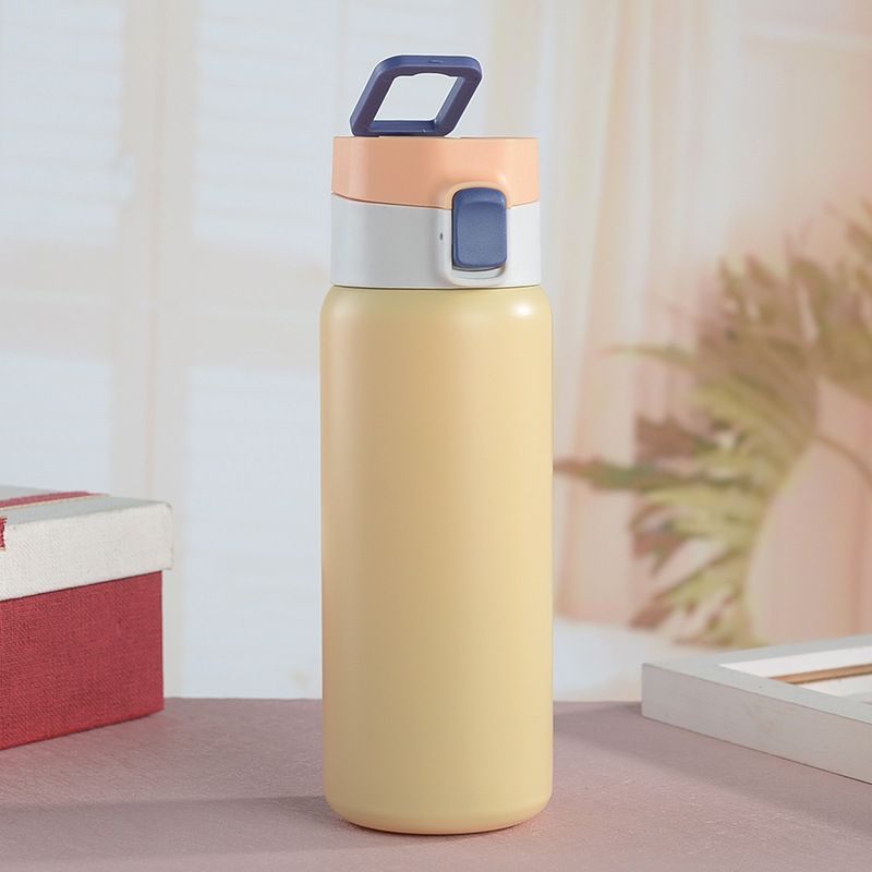 新款304不锈钢弹跳盖保温杯女学生儿童直印水杯手提便携运动水壶详情15