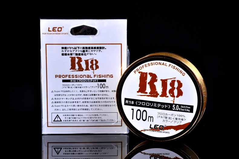 27009 LEO/ LeOU [R18 100-meter Fishing Line] Transparent imported fishing line and fish filaments wholesale pic 4