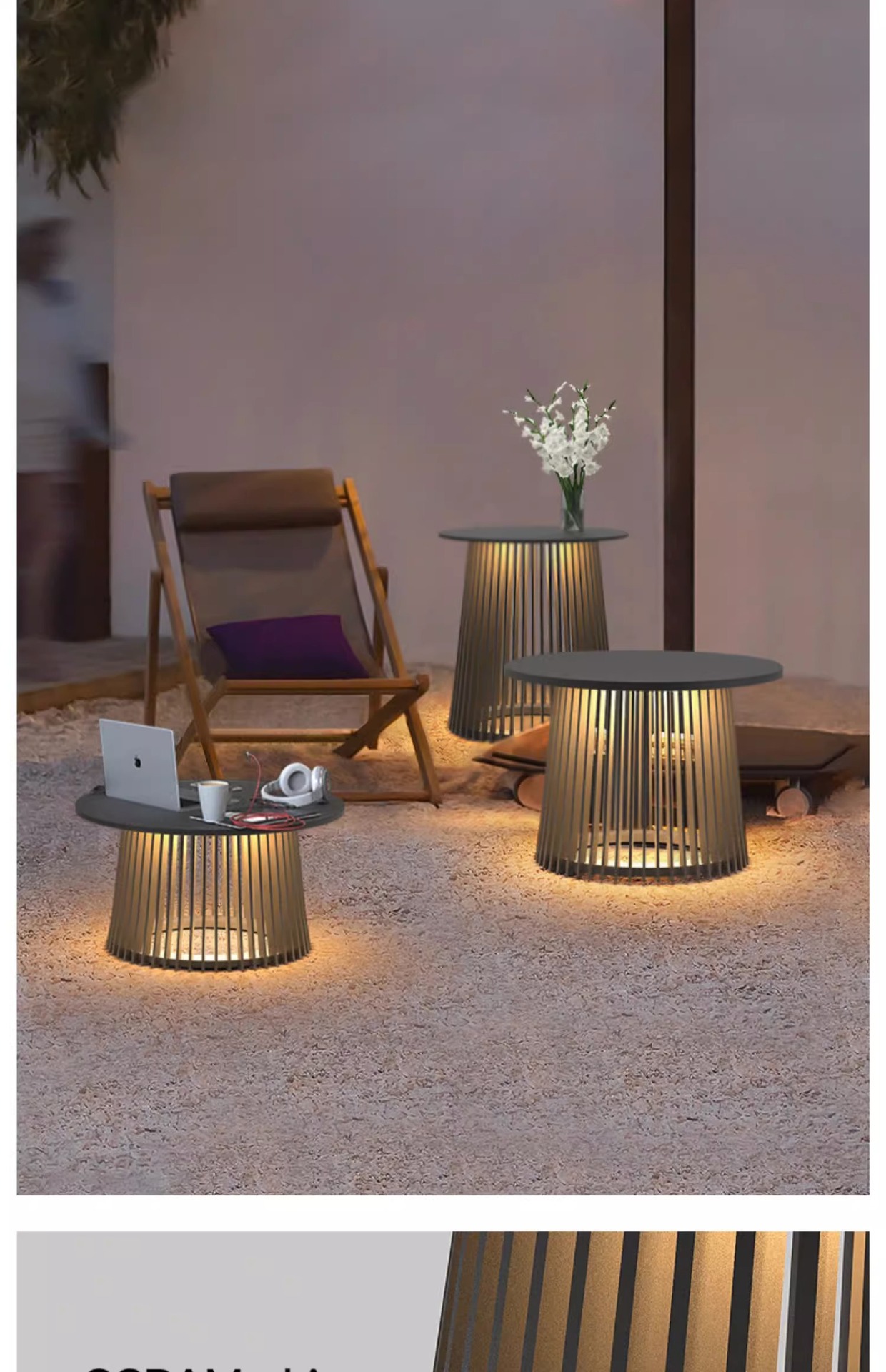 Lámparas de césped solar al aire libre lámparas de pie al aire libre luces de patio al aire libre villa a prueba de agua moderno paisaje luces pic 16
