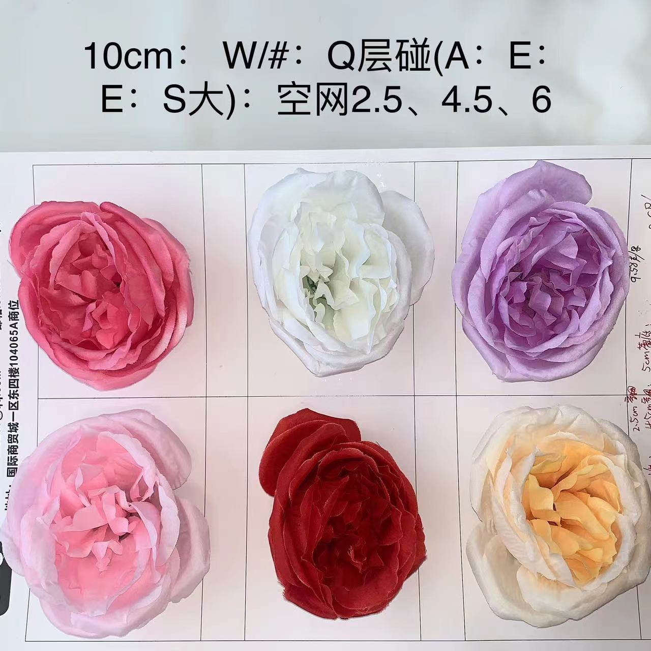 A comprehensive collection of artificial peony flowers, hibiscus flowers, cheap and beautiful headbands, clothing flowers, super grand artificial flower heads wholesale pic 8