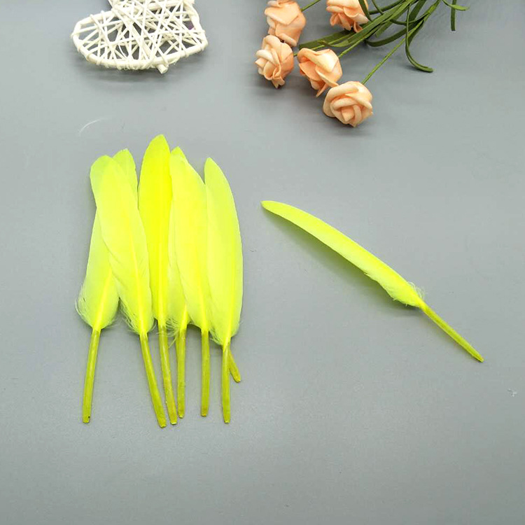 The manufacturer wholesales large quantities of goose feathers, small straight knives, colorful feathers, DIY kindergarten handcrafted materials, earrings, accessories, and goose feathers pic 52