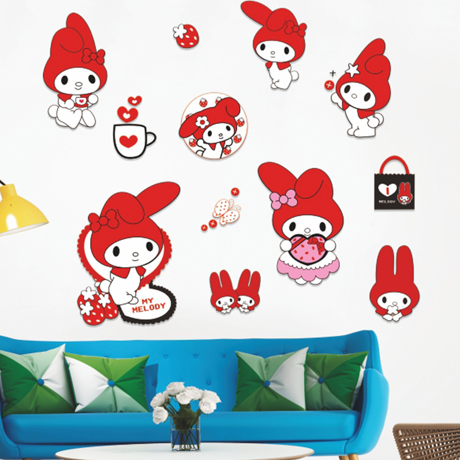 2024新款3D立体卧室客厅玻璃瓷砖装饰贴纸PVC卡通创意层层贴详情9