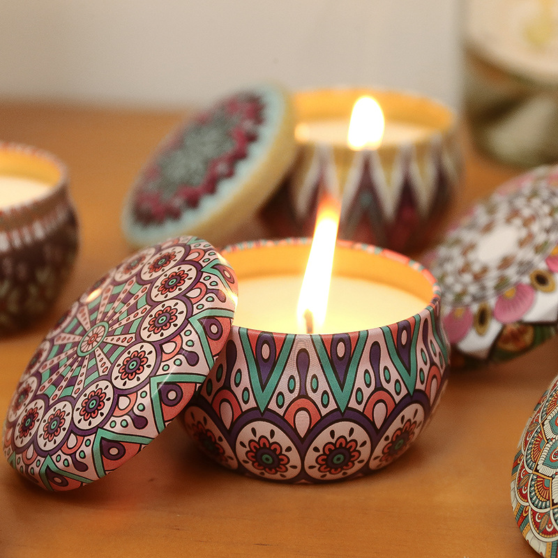 晶石大豆蜡香薰蜡烛生日礼物客厅卧室香氛创意摆件结婚伴手礼批发详情5