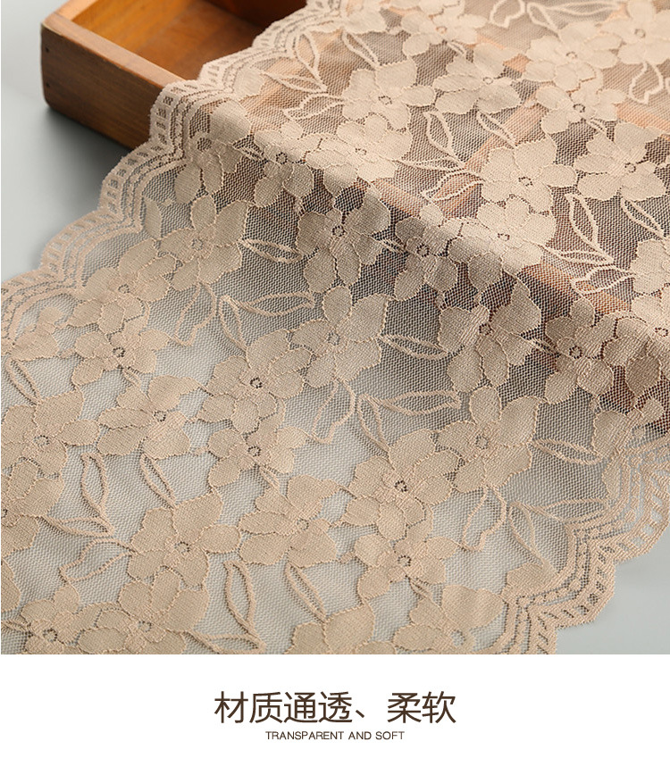 Factory direct supply of 23cm new lace-trimmed ship sock underwear lace DIY accessories pic 18