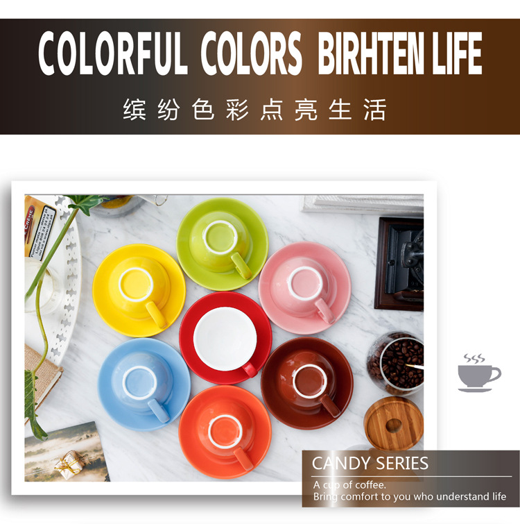 250cc咖啡杯卡布厂家热销推荐套装陶专业欧式 卡布奇诺杯可加logo详情1