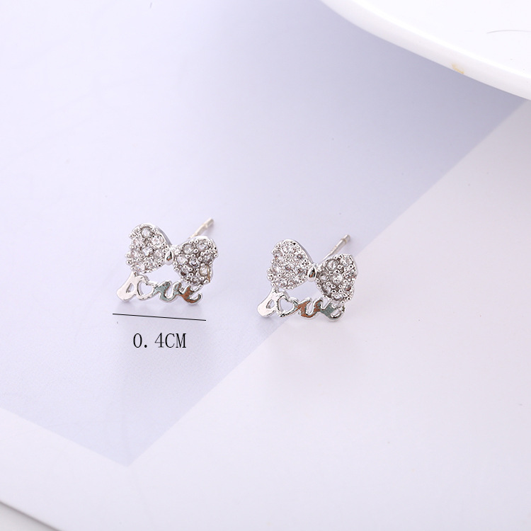 Корейская версия fashion s925 — серебристое кольцо с короткими сережками для ушей у женщины pic 9