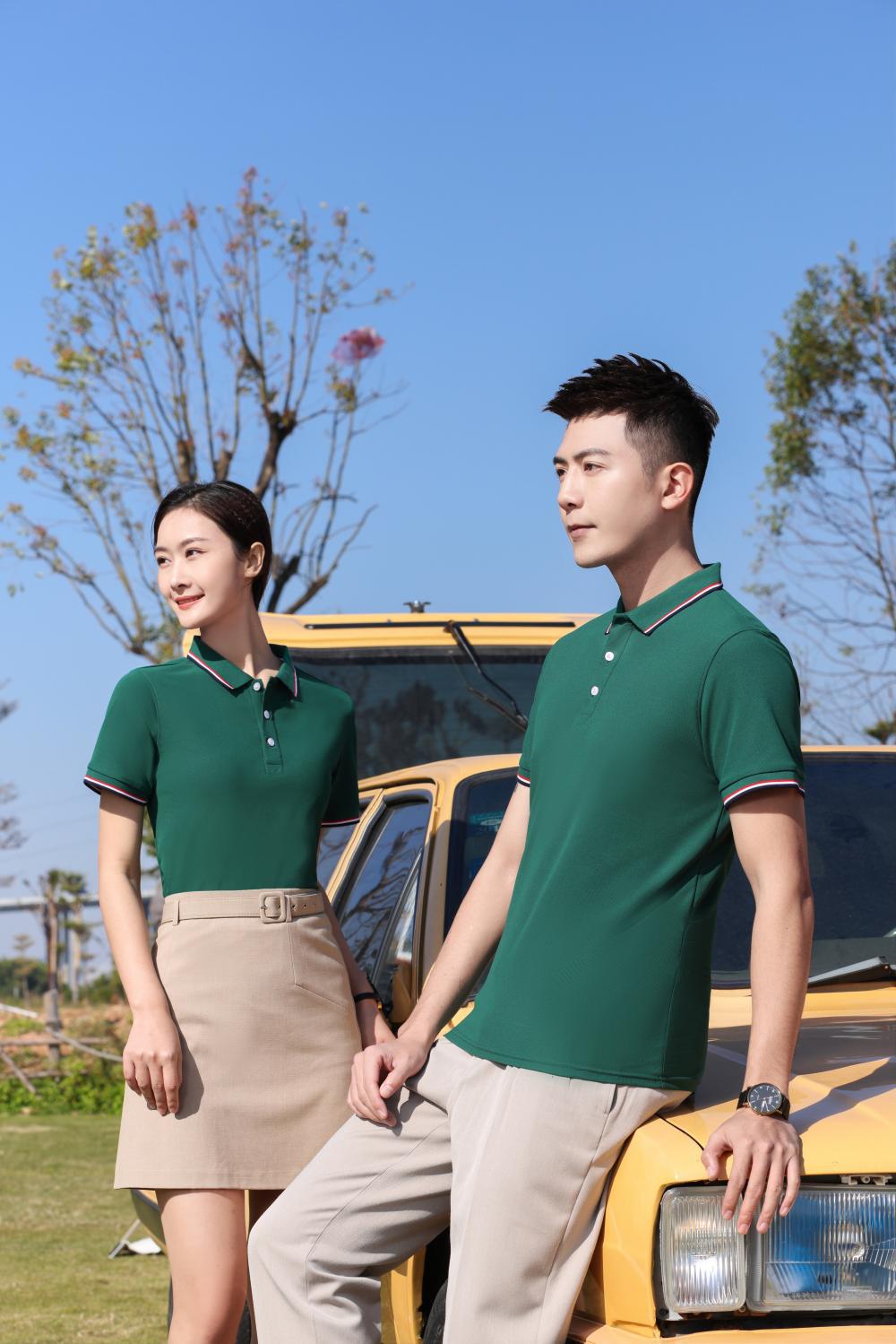 精仿棉polo衫团体工作服定制印字logo广告衫翻领速干短袖刺绣印图详情22