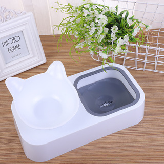Pet food utensils for cats and dogs, non-wet mouth, splash-proof, vehicle-mounted pet forehead guard, floating bowl, dual-purpose feeding and drinking bowl for cats and dogs pic 13