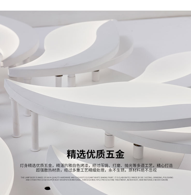 Postmodern minimalist LED ceiling lamps, personalized and creative living room lighting fixtures, grand master bedroom, study lamps, dining room lighting fixtures pic 16
