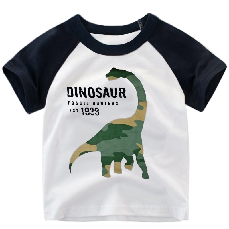 儿童t恤纯棉夏装男童宝宝童装短袖打底衫中小童夏款男孩半袖体恤详情2