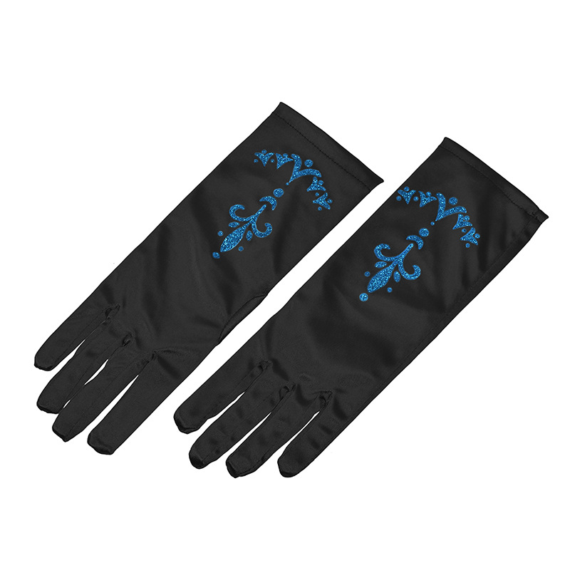 婚庆产品厂家直供新款多色手套冰雪奇缘儿童舞台演出五指手套服装配饰批发详情13