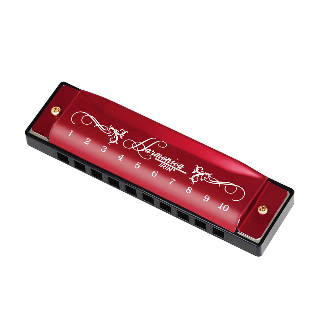 Cross-border wholesale of IRin 10-hole 20-note harmonica in C key for beginners to start playing the 10-hole harmonica pic 16