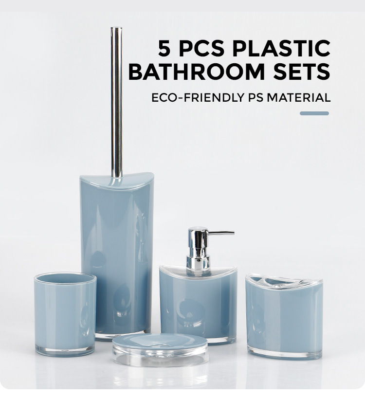 Luz artículos de tocador de lujo conjunto de 4 piezas artículos de tocador de color caramelo conjunto de tocador soporte de cepillo de dientes cuarto de baño conjunto de 4 piezas pic 15
