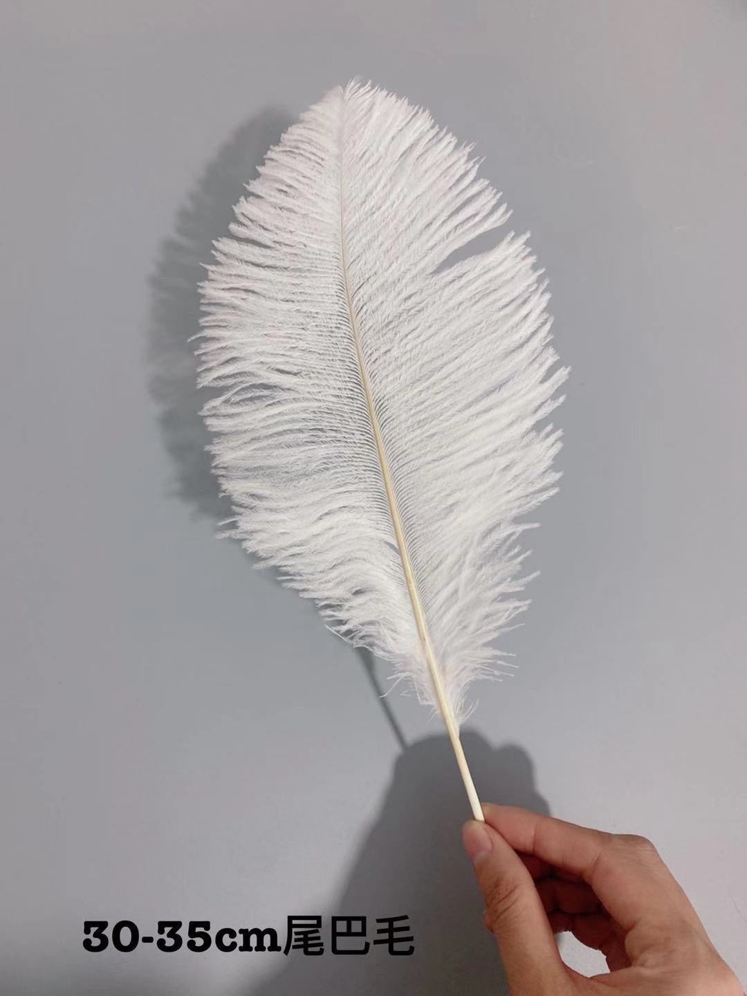 Factory stock: 30-35 cm ostrich feathers, popular vases, top hats, diy pink feather wall, ostrich feathers pic 40