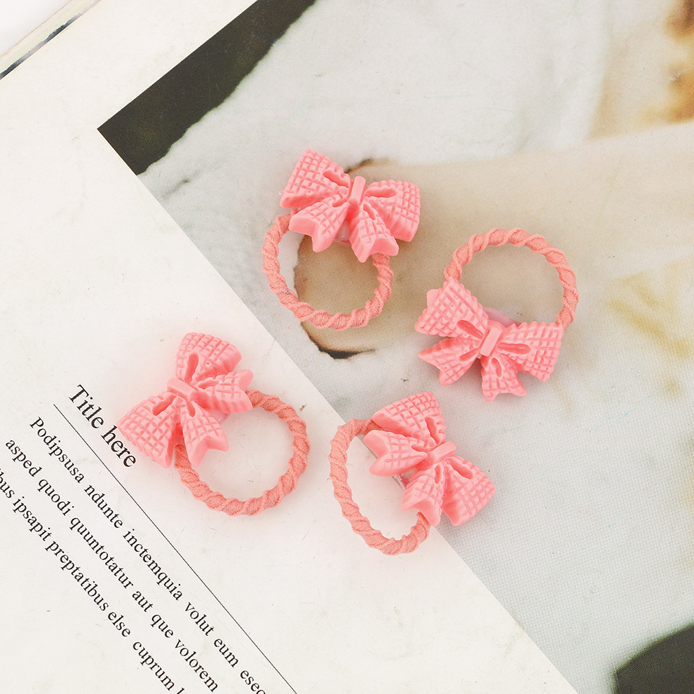 Wholesale of Jingqi's new sweet, fresh and highly elastic forest-themed butterfly jewelry, hair accessories, headbands and hair ties pic 7