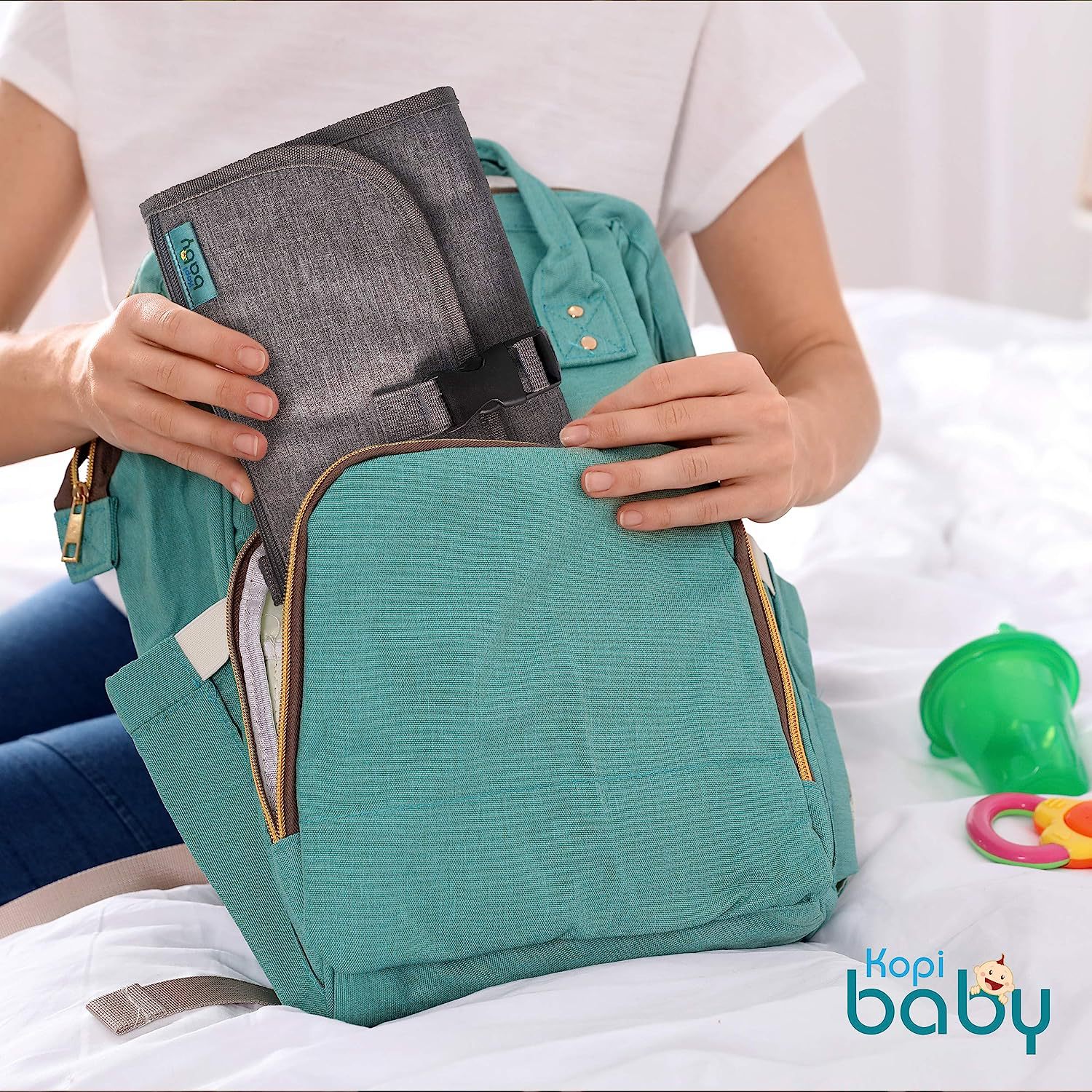 新生儿隔尿垫防水防尿多功能便捷外出隔尿垫能带湿纸巾婴儿换尿布详情6