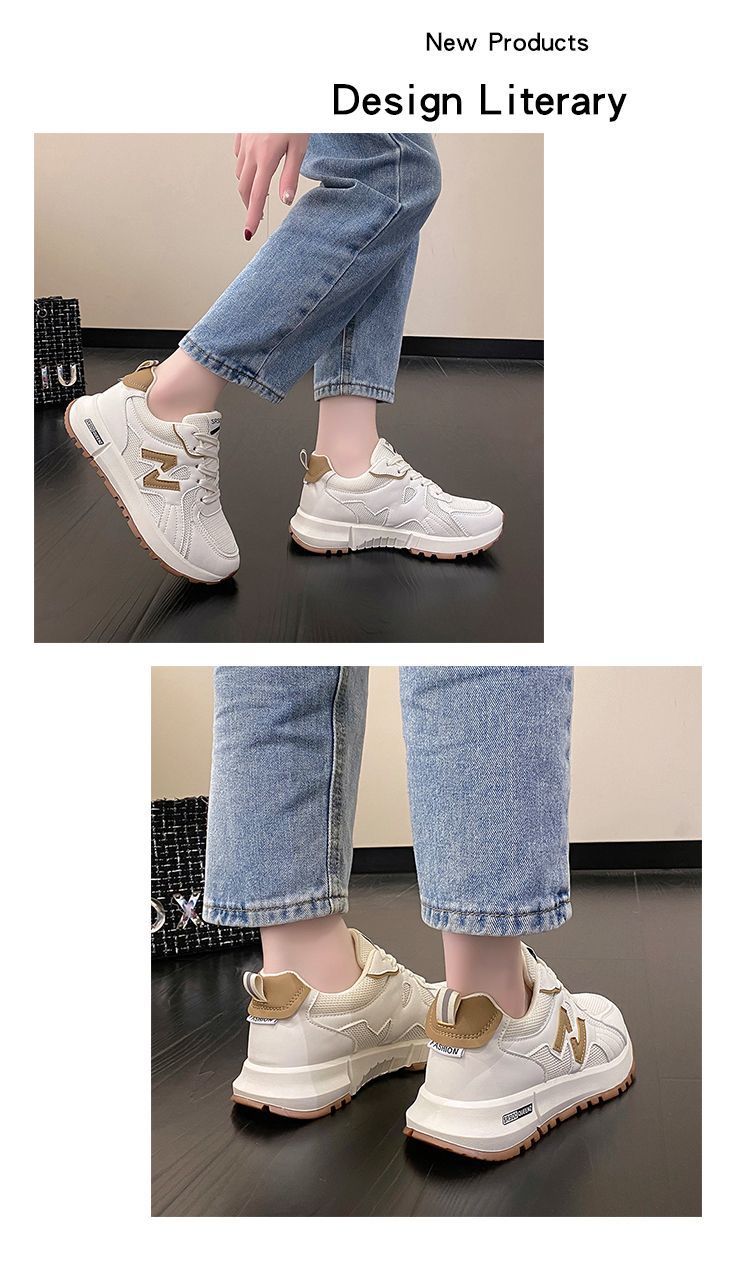 运动鞋女2024年春秋新款超火百搭防滑休闲女鞋软底轻便跑步小白鞋详情15