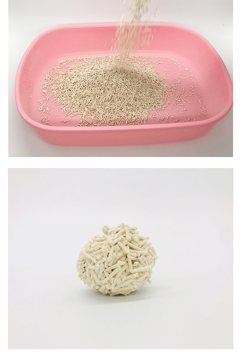 Bulk wholesale of tofu cat litter, non-mixed cat litter manufacturer, bentonite dust-free deodorizing cat litter, deodorizing pearl cat house pic 9