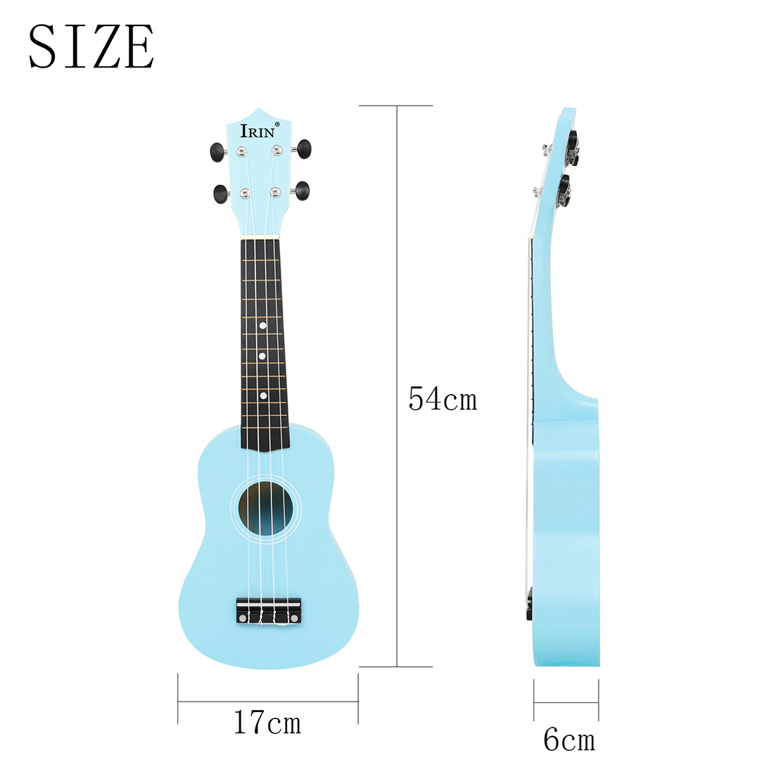 Wholesale 21-inch color ukulele four-string wooden small guitars for children and beginners, Ukulele pic 3