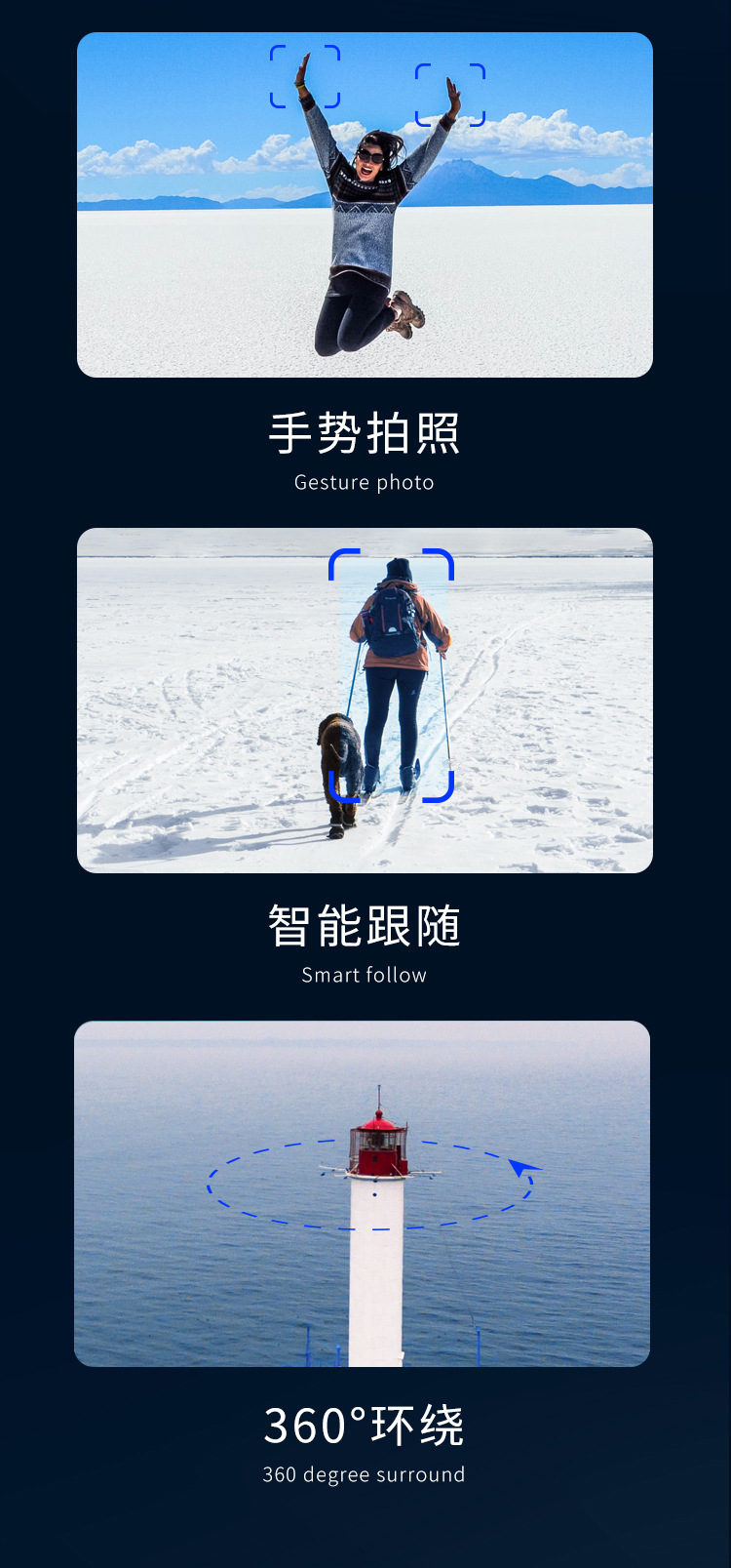 三轴云台长续航5GWiFi无人机防抖高清航拍遥控飞机GPS无刷飞行器 乐沛 1详情7