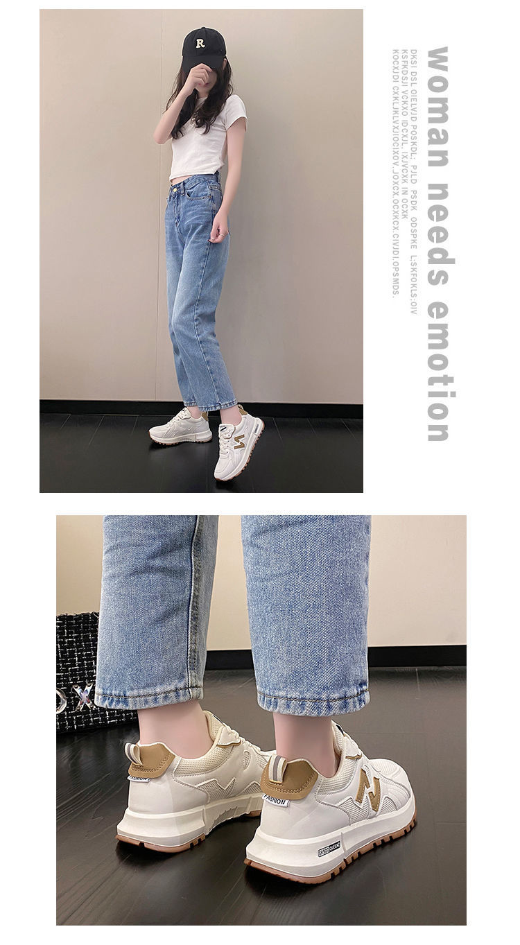 运动鞋女2024年春秋新款超火百搭防滑休闲女鞋软底轻便跑步小白鞋详情14