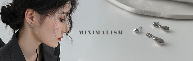 Long ear-clip-style earrings without ear piercings, simple and elegant for women, a niche European and American twisted long tassel ear-hanging bone clip pic 1