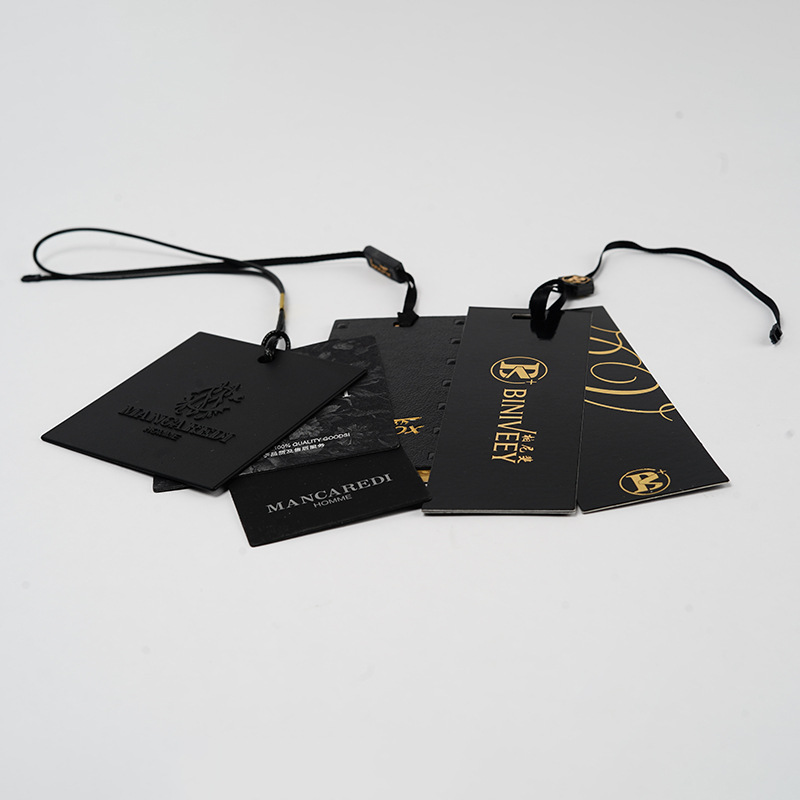 空白吊牌服装饰品吊牌 价格商标挂绳吊卡牛皮纸小卡片吊牌定制详情5