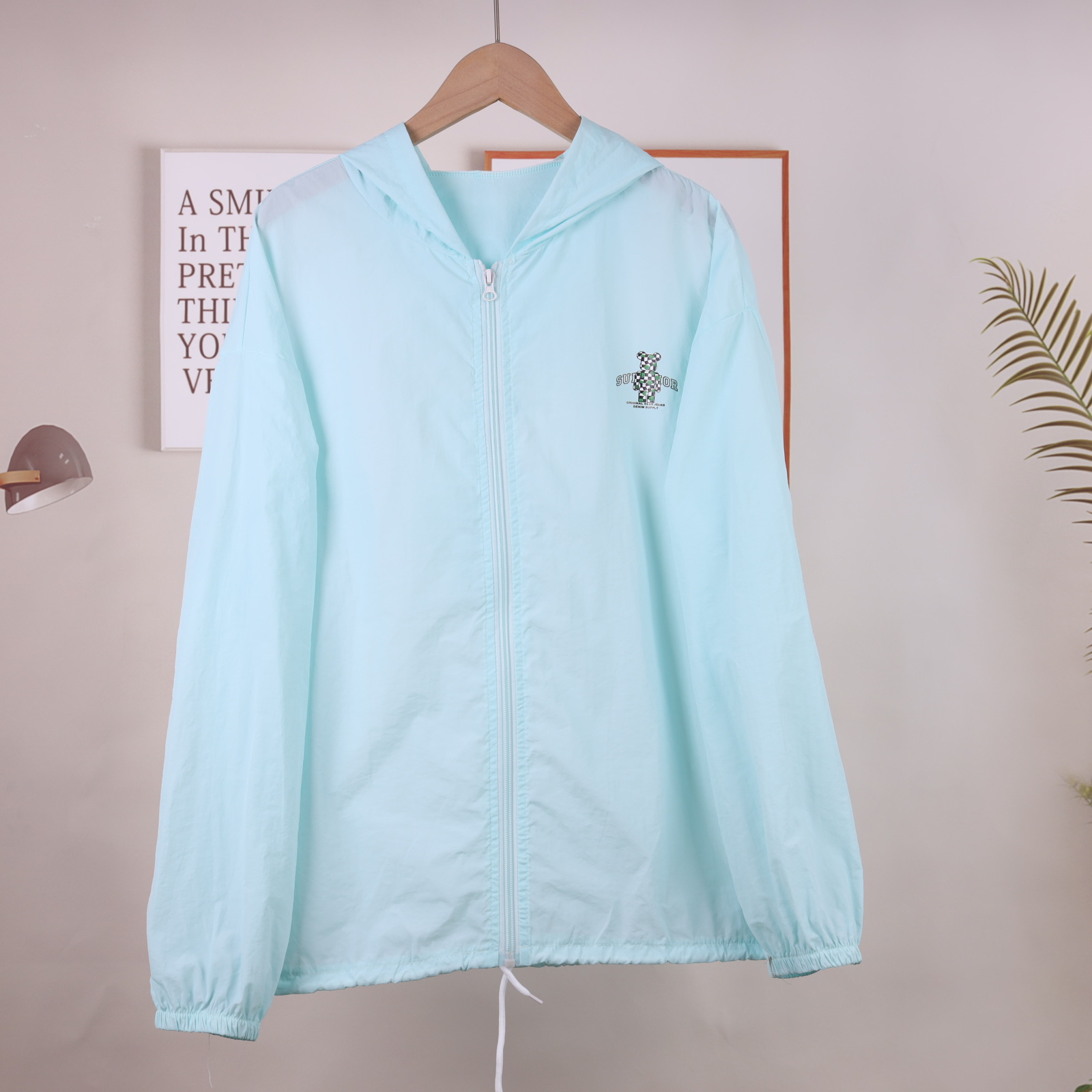 Cartoon bear sun-protective clothing for women, 2022 summer new style cute cat sun-protective clothing, Korean style stylish light jacket pic 17