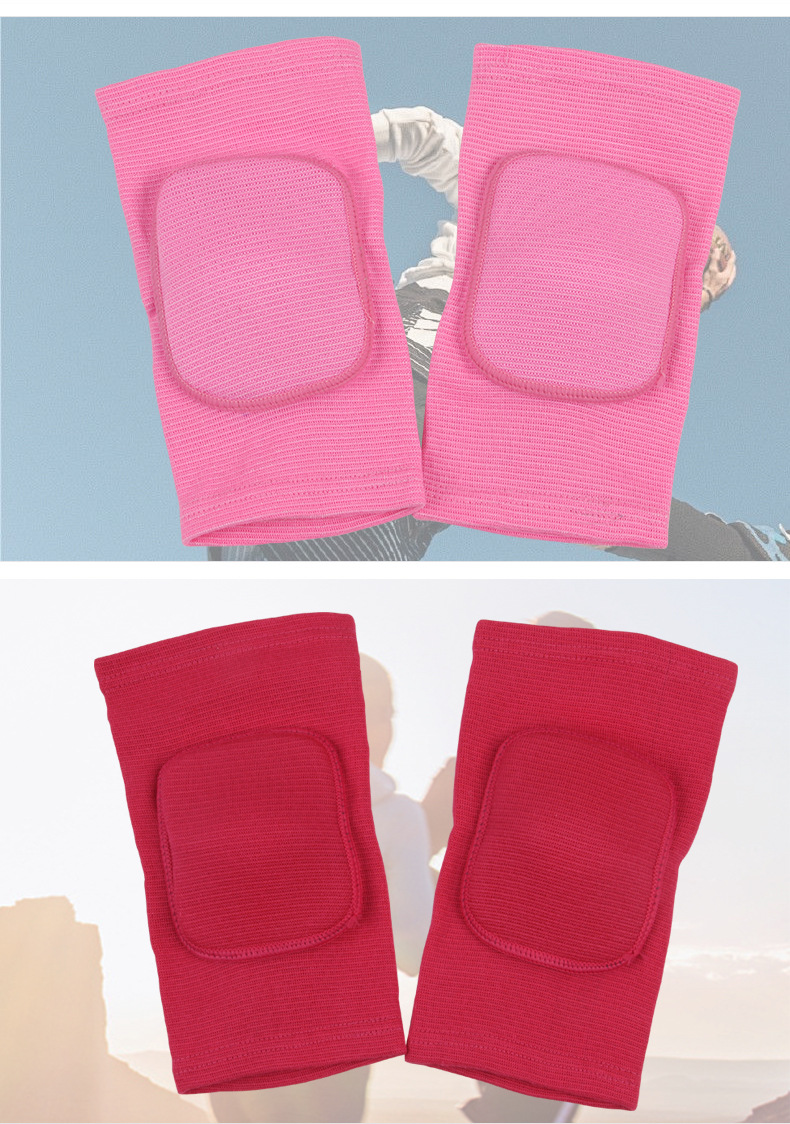 Dance yoga thickened sponge knee pads for warmth, volleyball dance kneeling anti-collision knee pads, sports dance knee pads pic 23