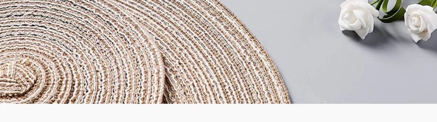 4片北欧ins风餐桌垫隔热垫家用西餐垫防烫茶杯垫圆形菜盘垫碗聂涅详情4