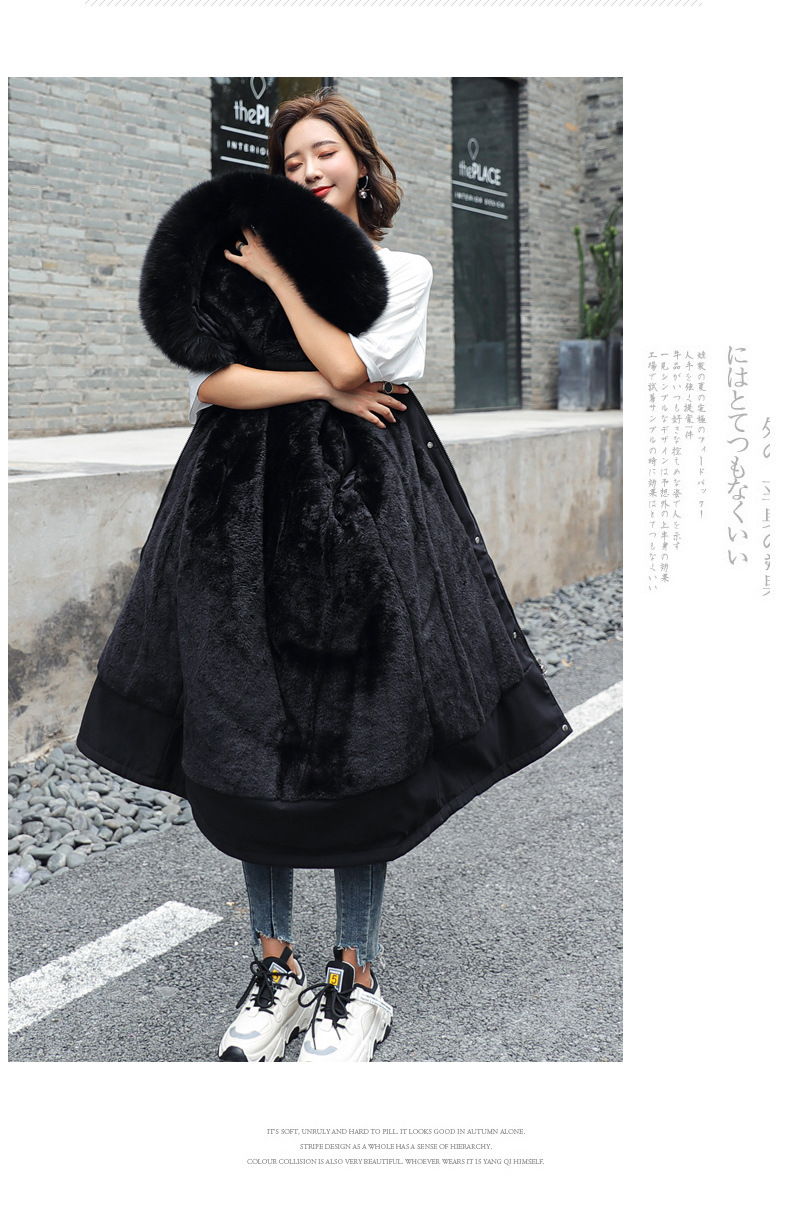 Winter new mid-length Paisuke cotton-padded jacket for women, Korean version of lambskin wool down cotton-padded jacket for women pic 31