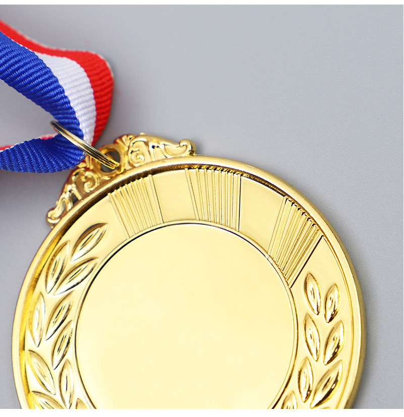 Ready-made universal metal MEDALS, marathon race wheat ear MEDALS, customized school sports meeting competition, kindergarten pic 11