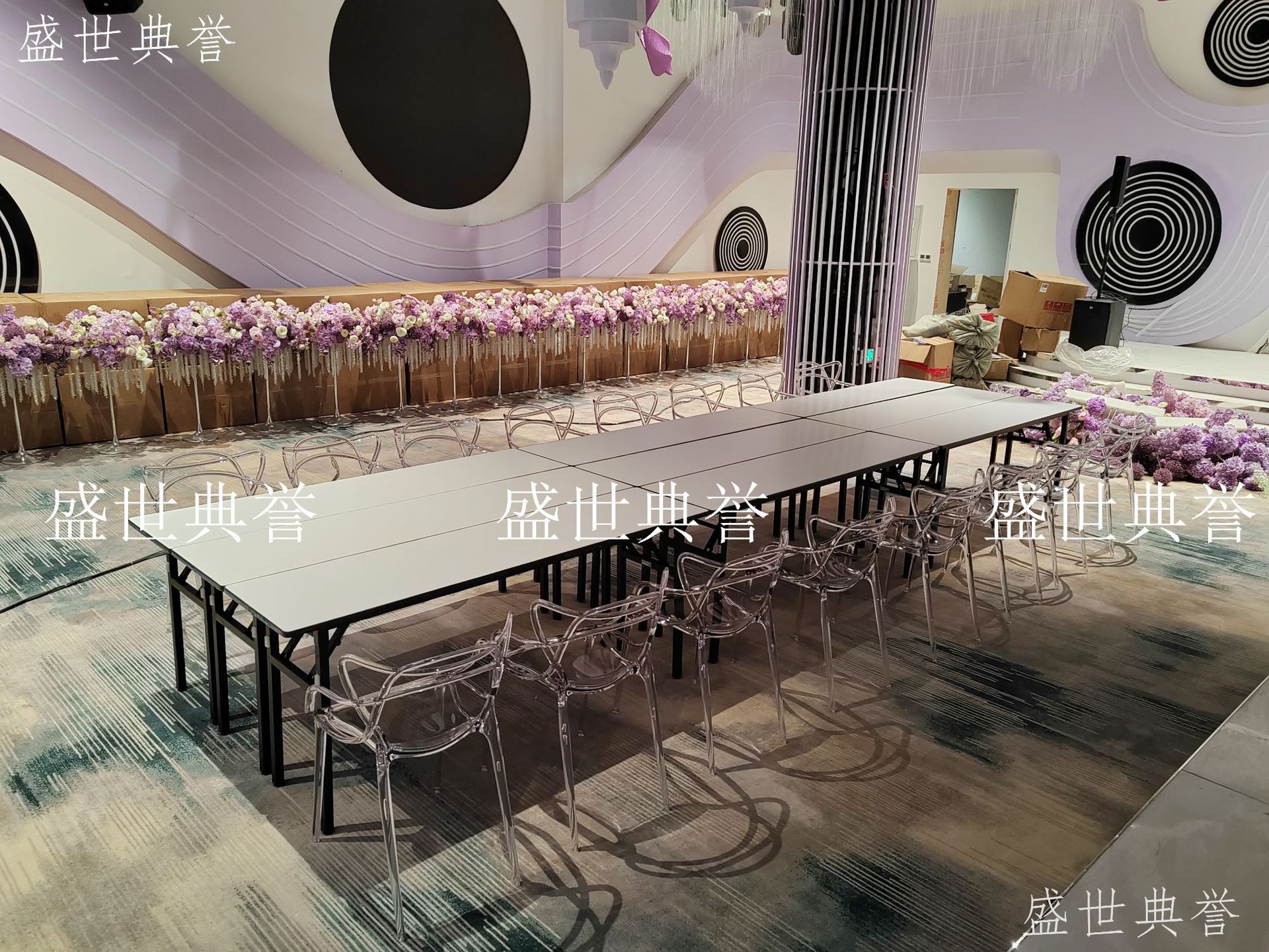 Shenzhen manufacturer direct sales outdoor wedding acrylic crystal chairs, hotel wedding banquet transparent chairs, theme wedding cat-ear chairs pic 6